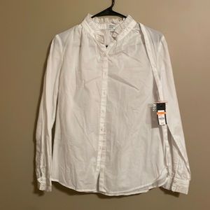 Crown & ivy. White dress shirt. NWT